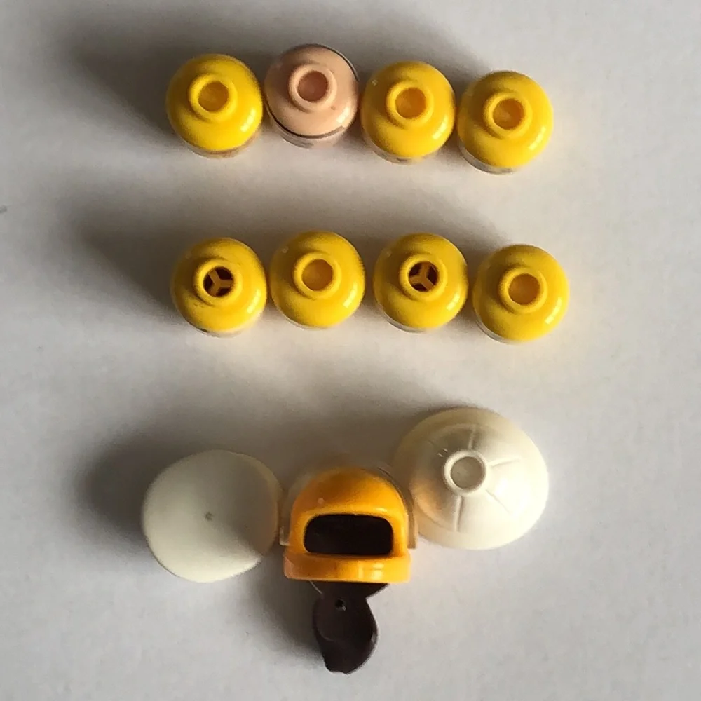 LEGO heads LEGO Hats LEGO head assortment Random yellow LEGO heads